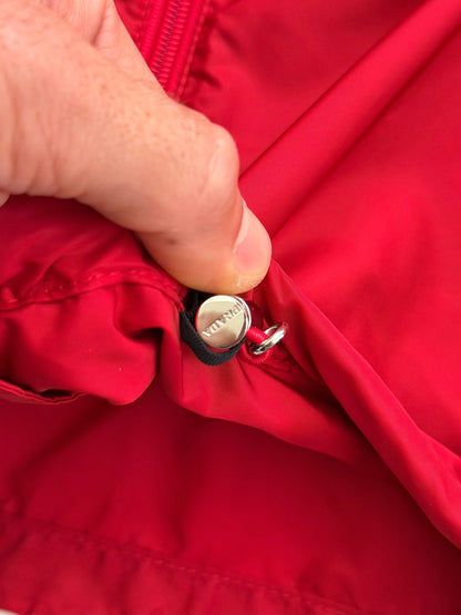 Red Re-Nylon Logo Windbreaker Zip Up