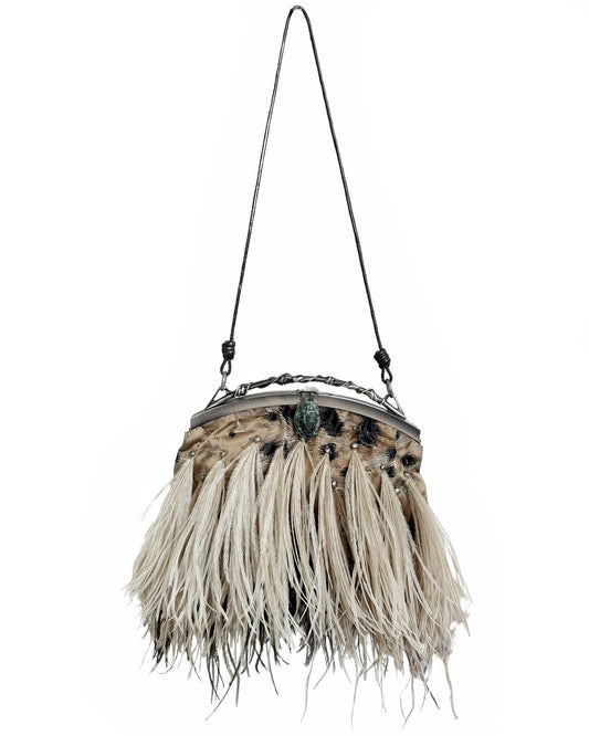 Marabou Feather Evening Bag