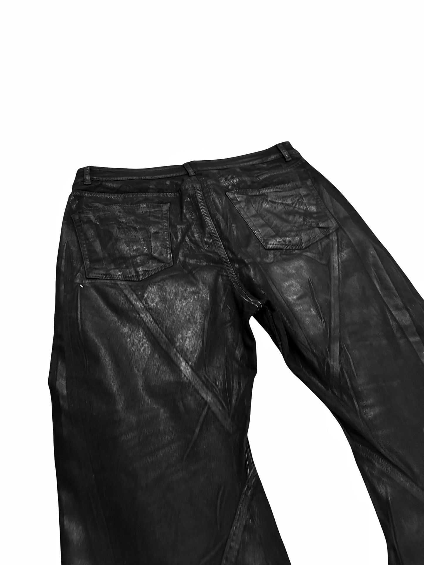 Bias Bootcut Waxed Flare Denims