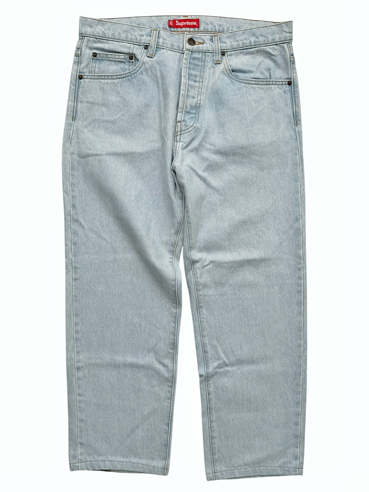 Regular Cut Light Blue Denim Jean