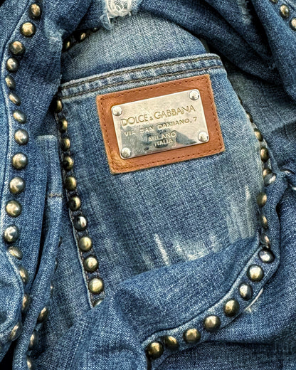2000’s Runway Studded Thrashed Denims