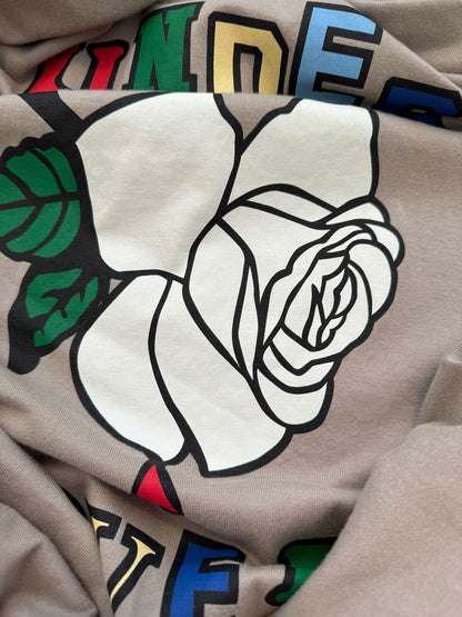 Beige Rose College Logo Shirt