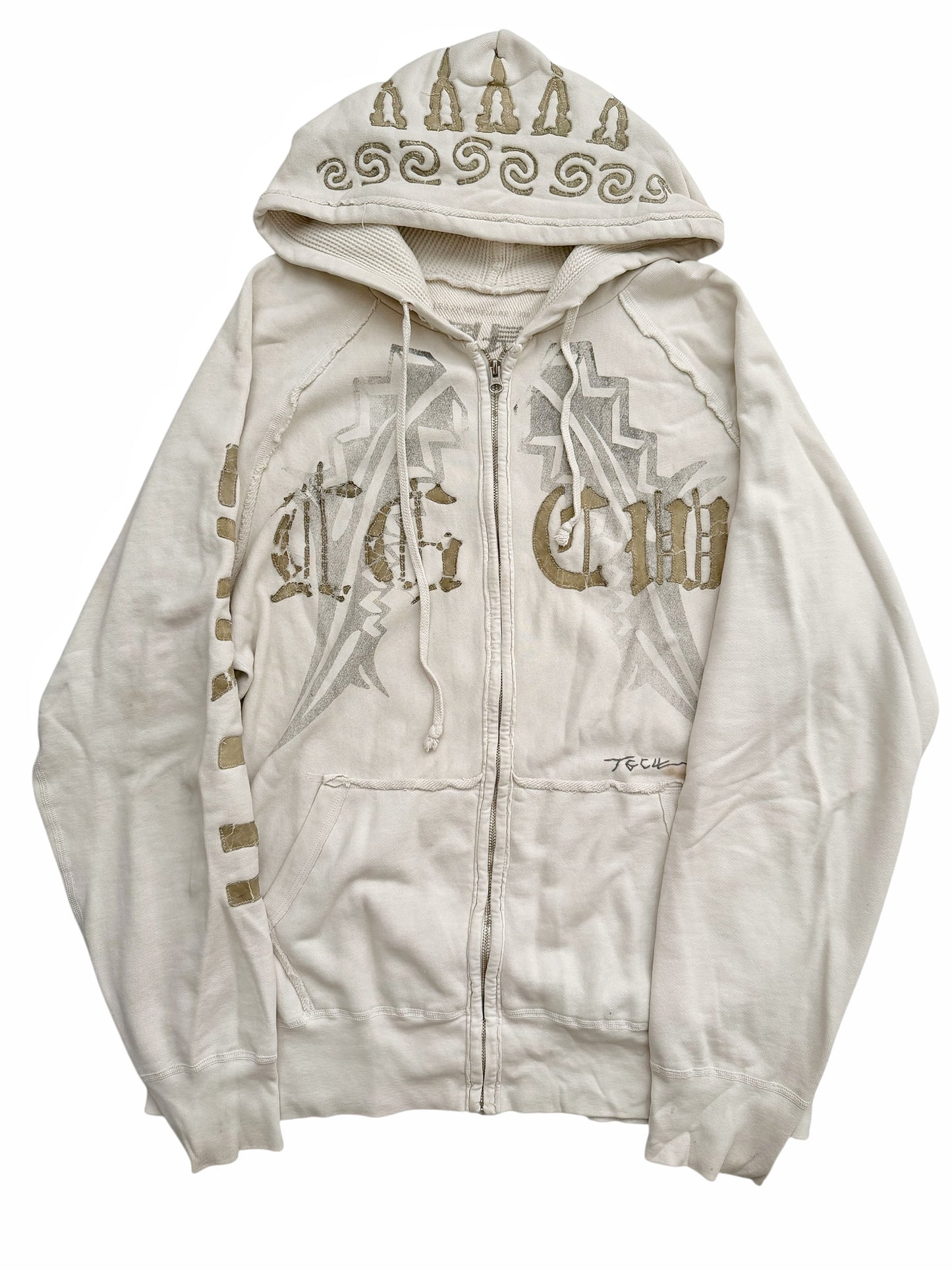 2000’s Patchwork Zip Earth Hoodie
