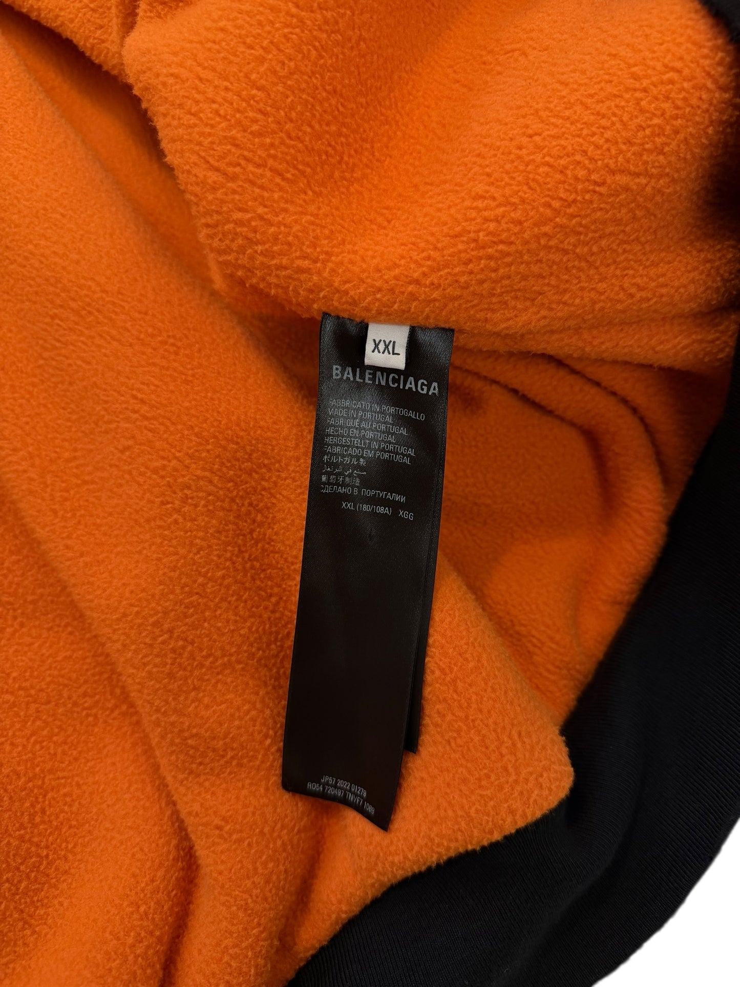 Heavy Cotton Fleece Hooded Bomber