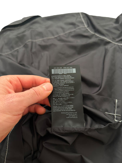 Contrast Re Nylon Black Shirt