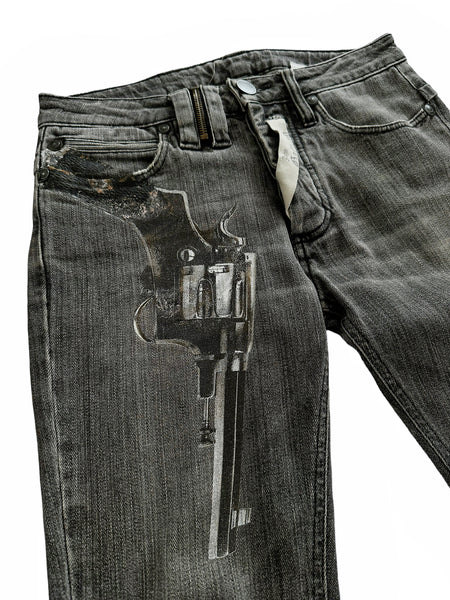 2008 Runway Pistol Gun Denim