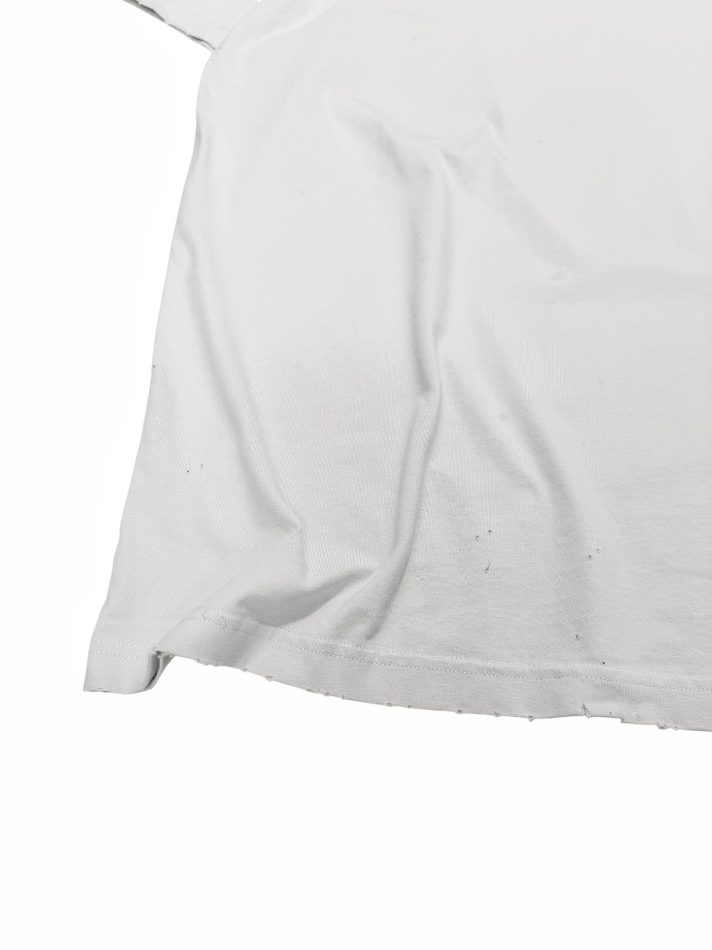 White Pierced Collar Shirt