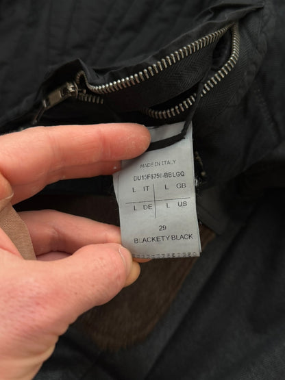 FW15 Slave Waxed Hybrid Cargo Pony Jacket