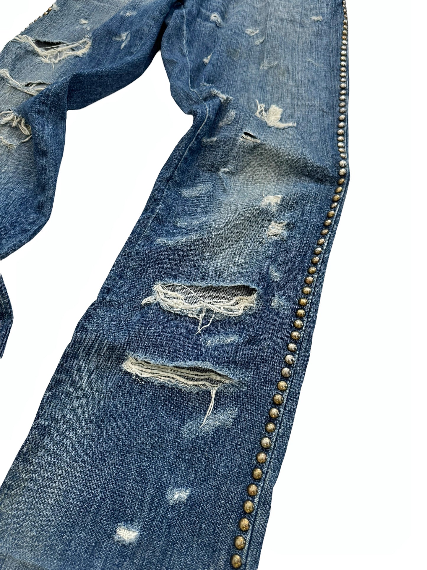 2000’s Runway Studded Thrashed Denims