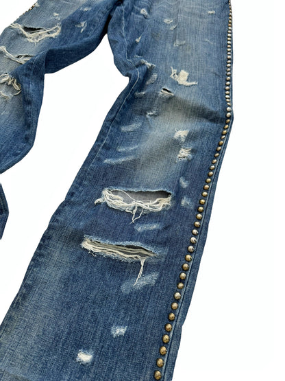 2000’s Runway Studded Thrashed Denims