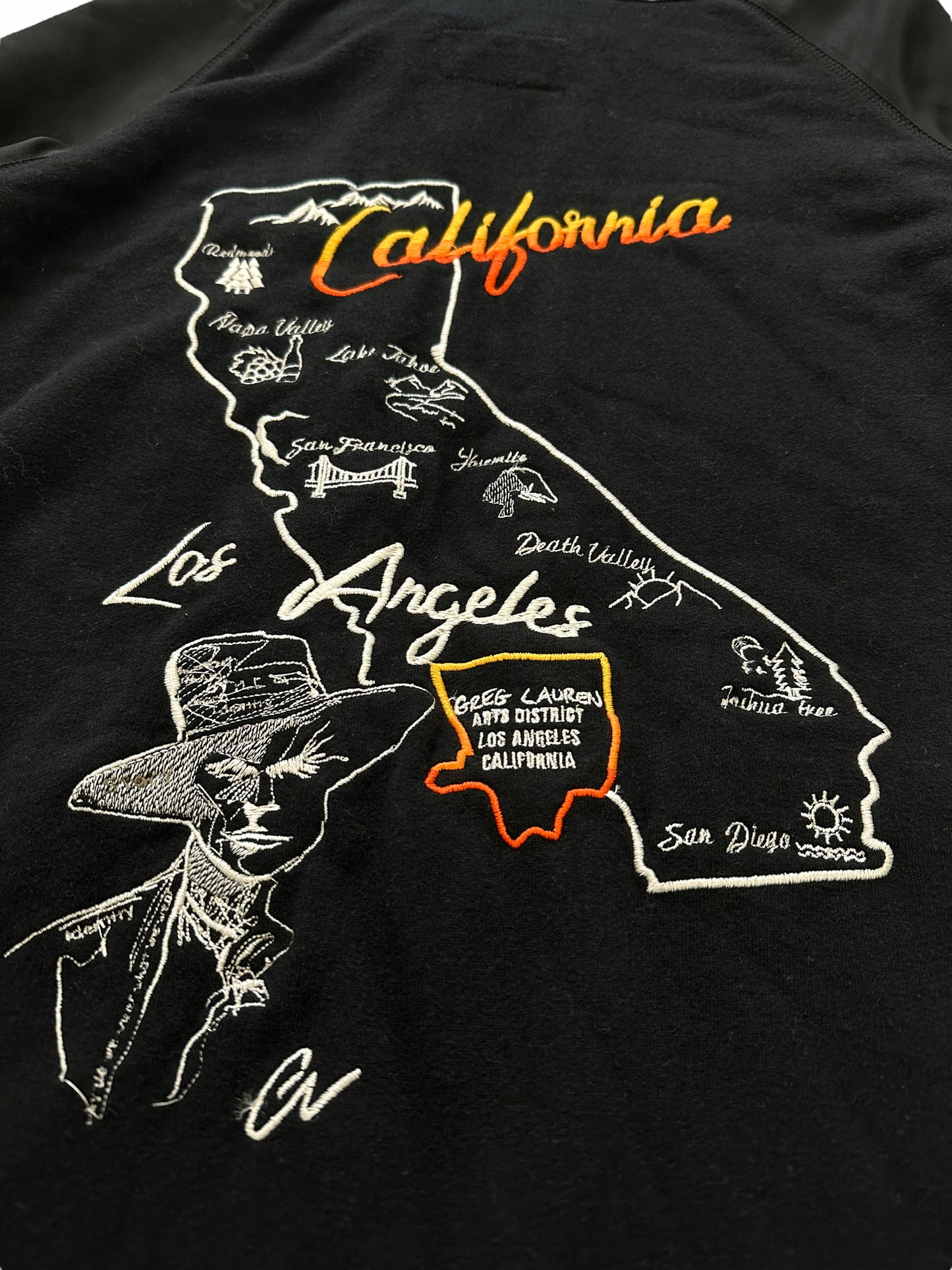 Sample Illustrated Souvenir Sukajan California Hoodie