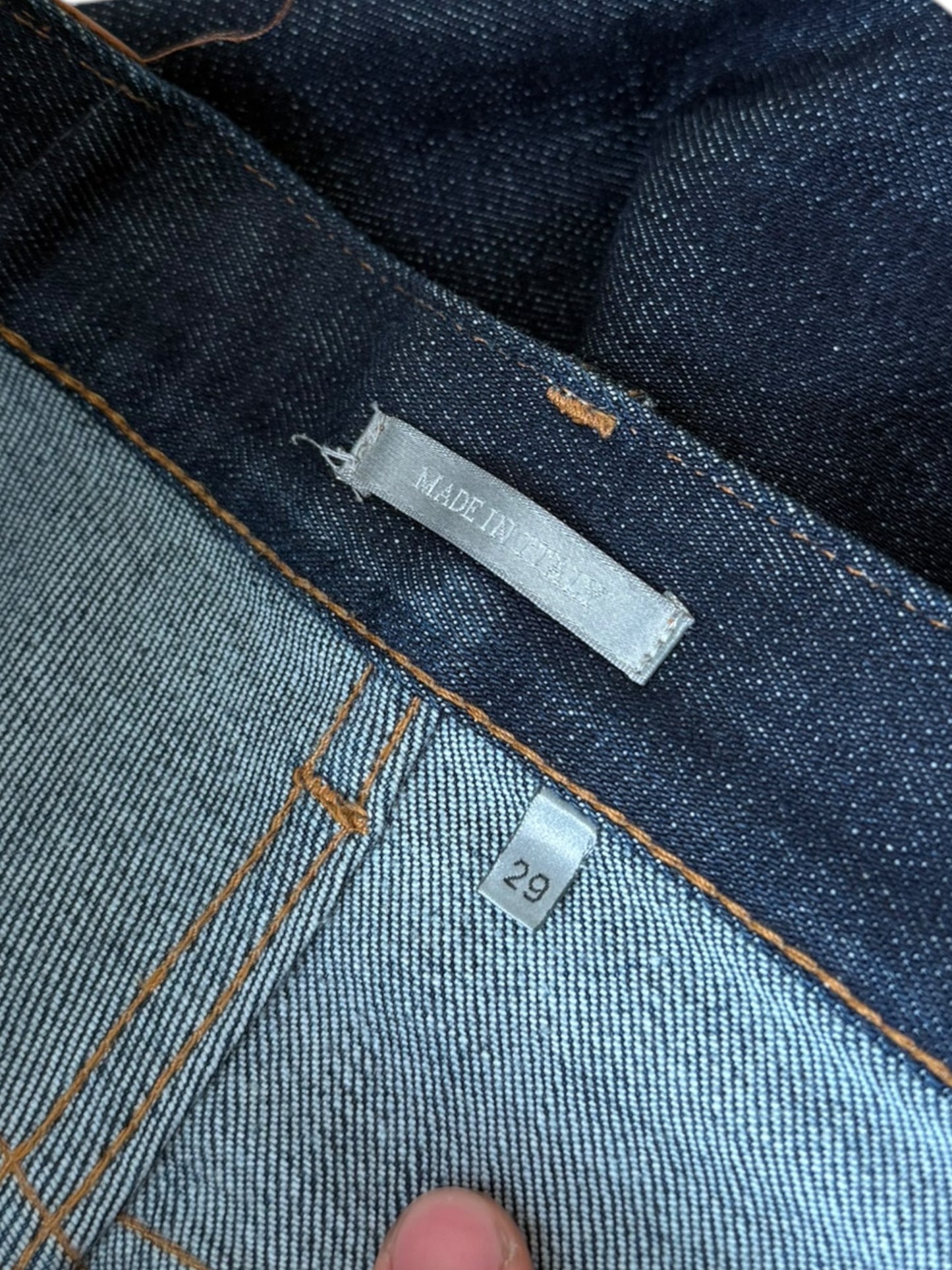 Trotter Monogram Cuff Denim