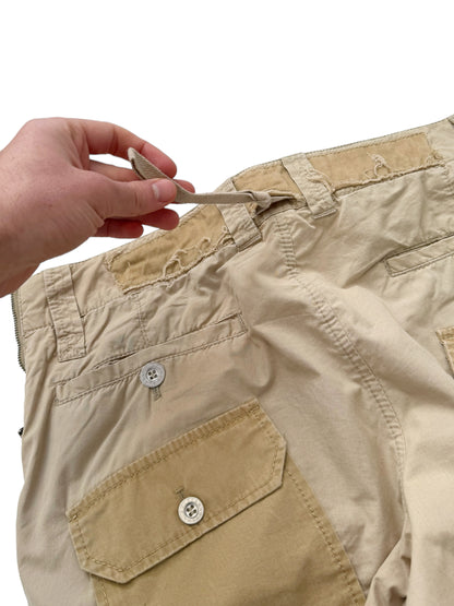 2000’s Patchwork Reconstructed Khaki Cargos