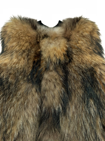 FW10 Decarnin Raccoon Fur Vest
