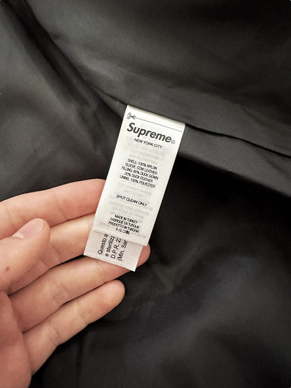 x Supreme Hybrid Leather Puffer Jacket Gods Masters