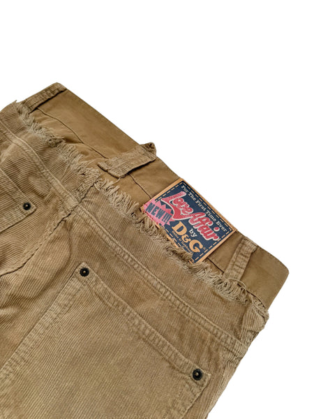 Cummerbund Corduroy Reconstructed Pant