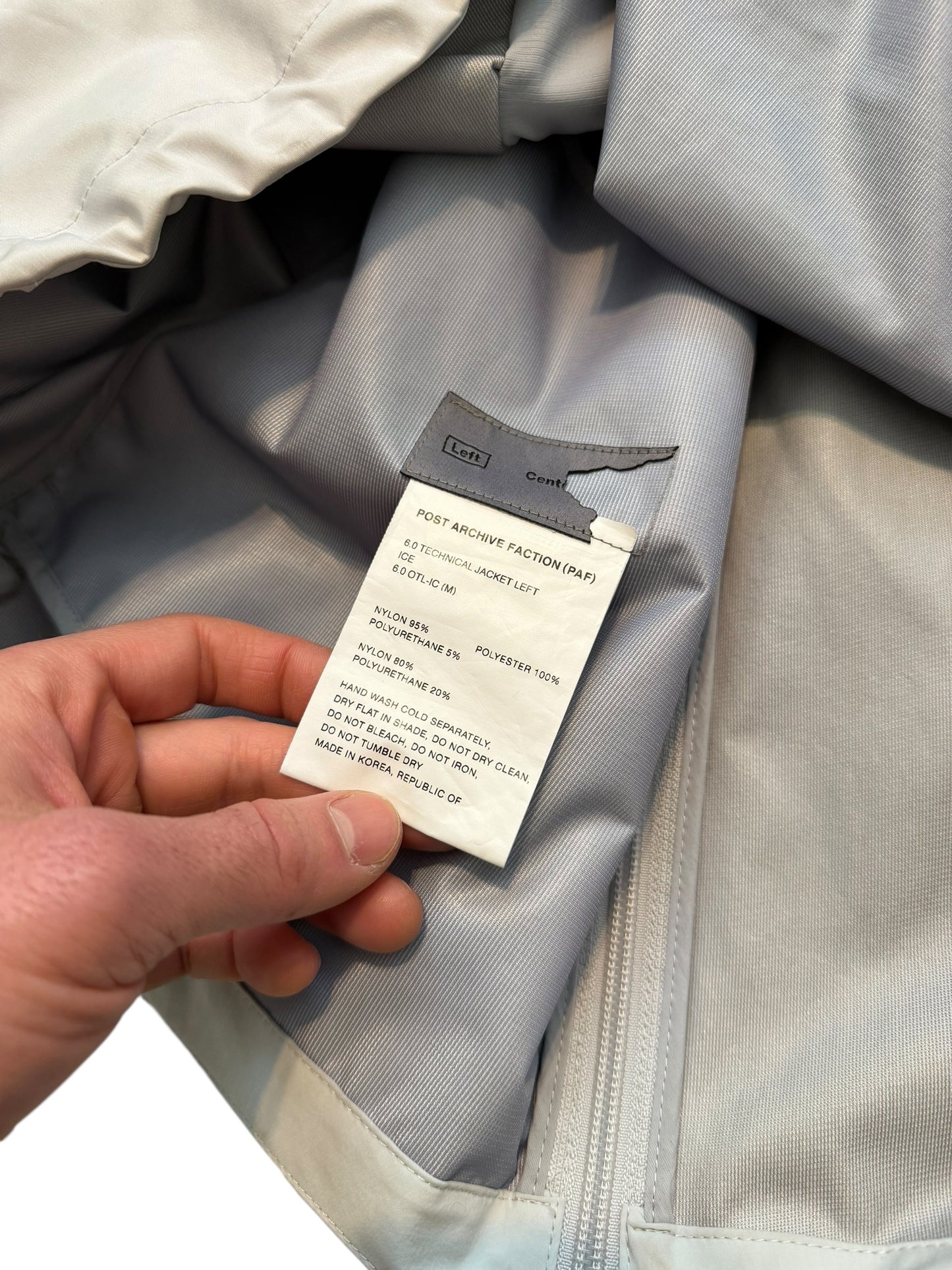 6.0 Left Patchwork Reconstructed Windbreaker Parka