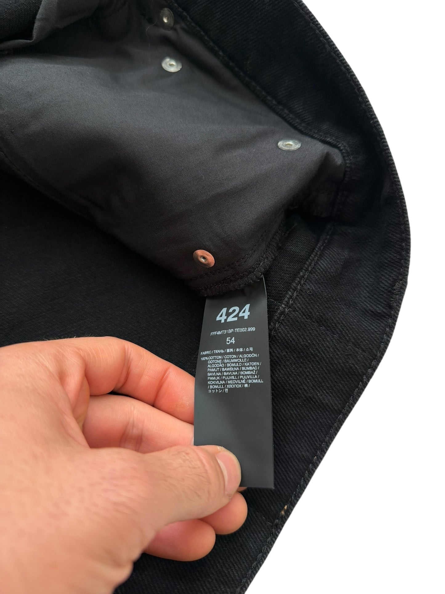 Black 5 Pocket Denim