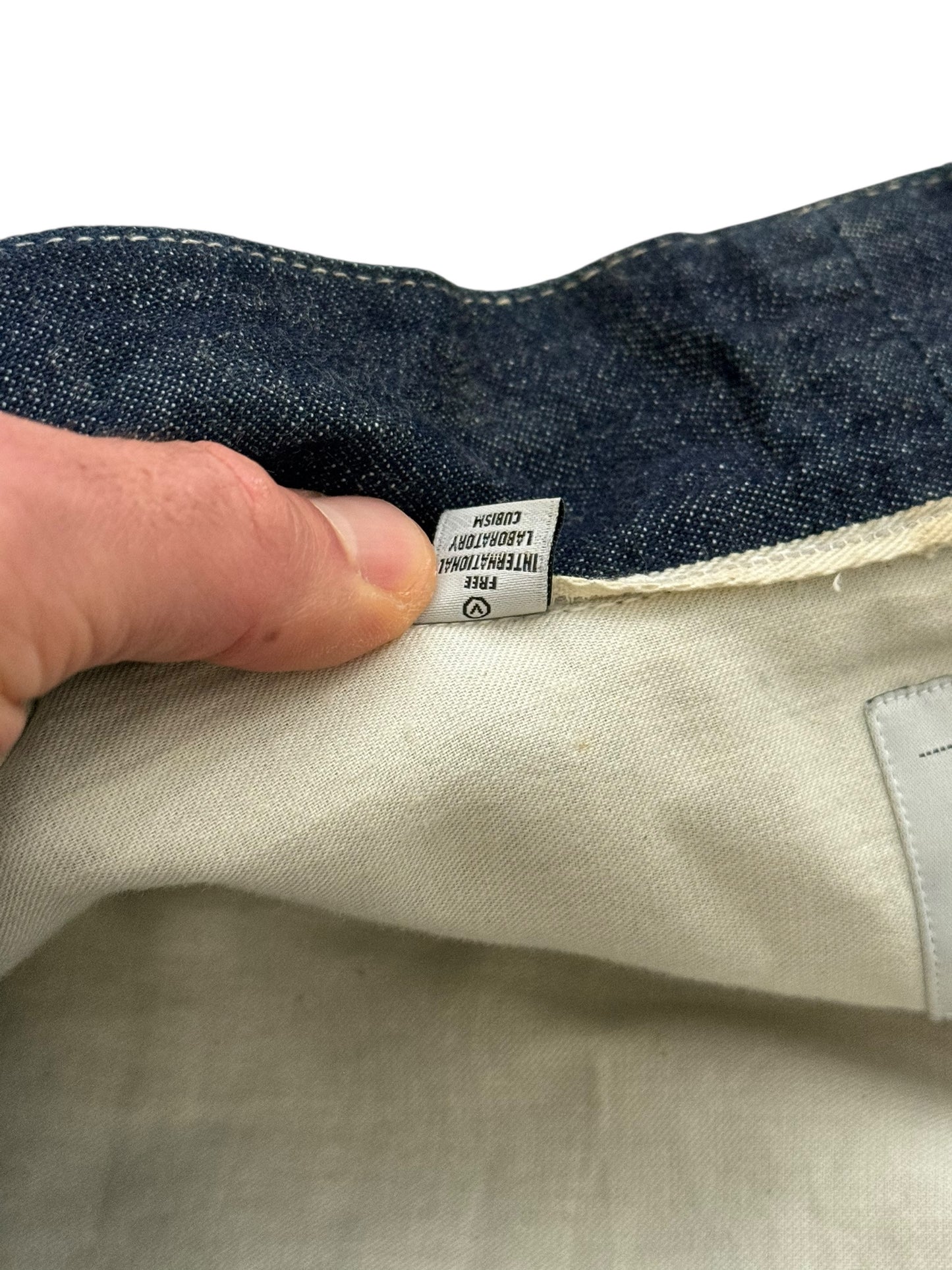 Lhamo Kimono Denim Throwover Shirt