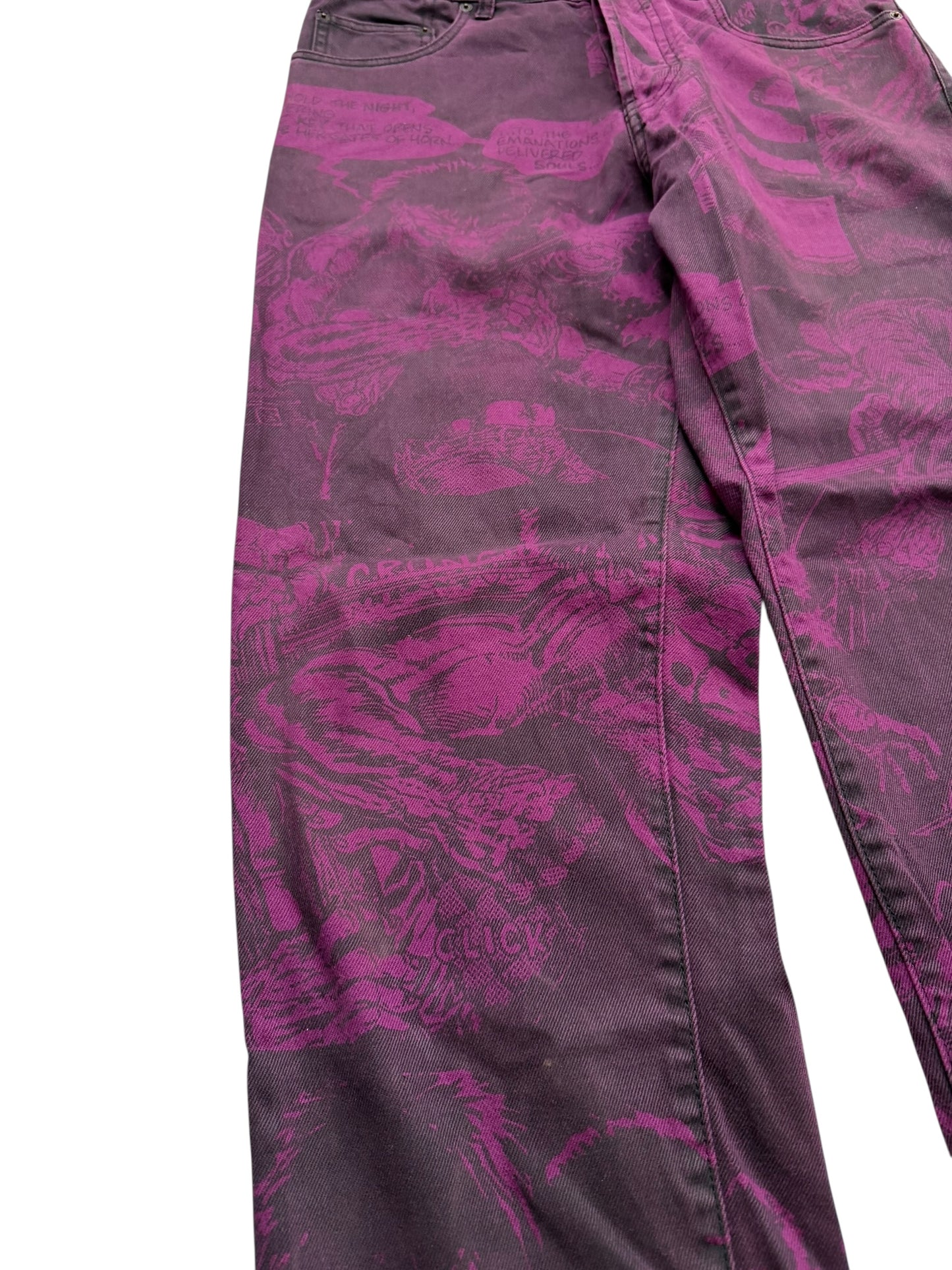 The Crow Comic Purple Denim