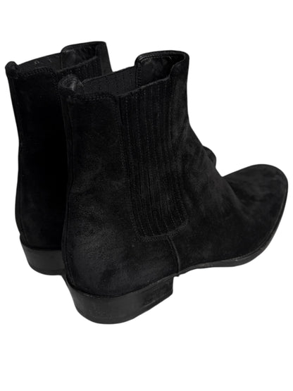 Suede Wyatt Chelsea Black Boot