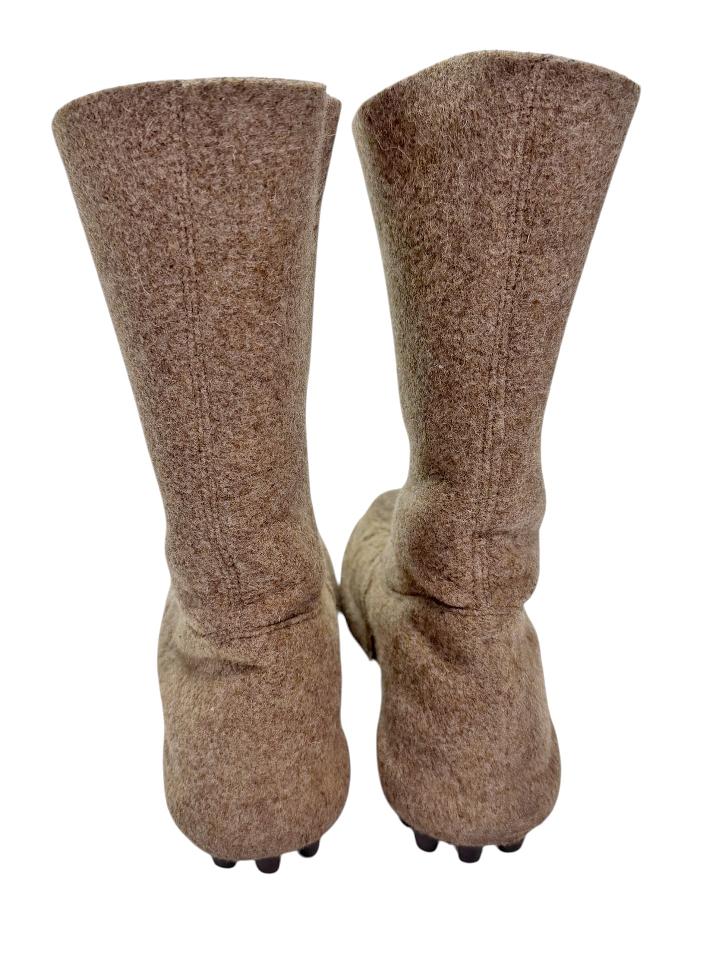 Butcher Tan Felted Boot