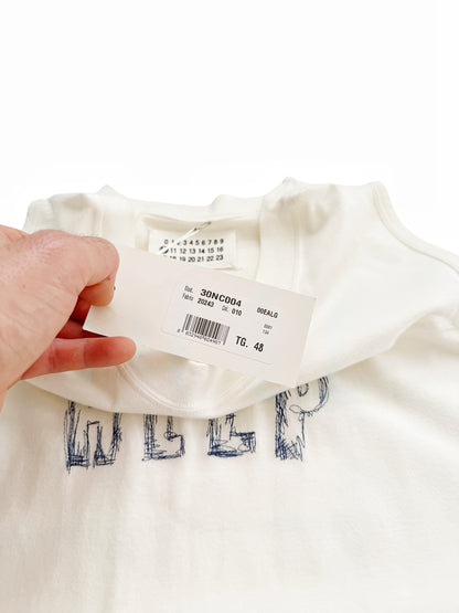 2006 Sleeveless Help Embroidery Tank Top