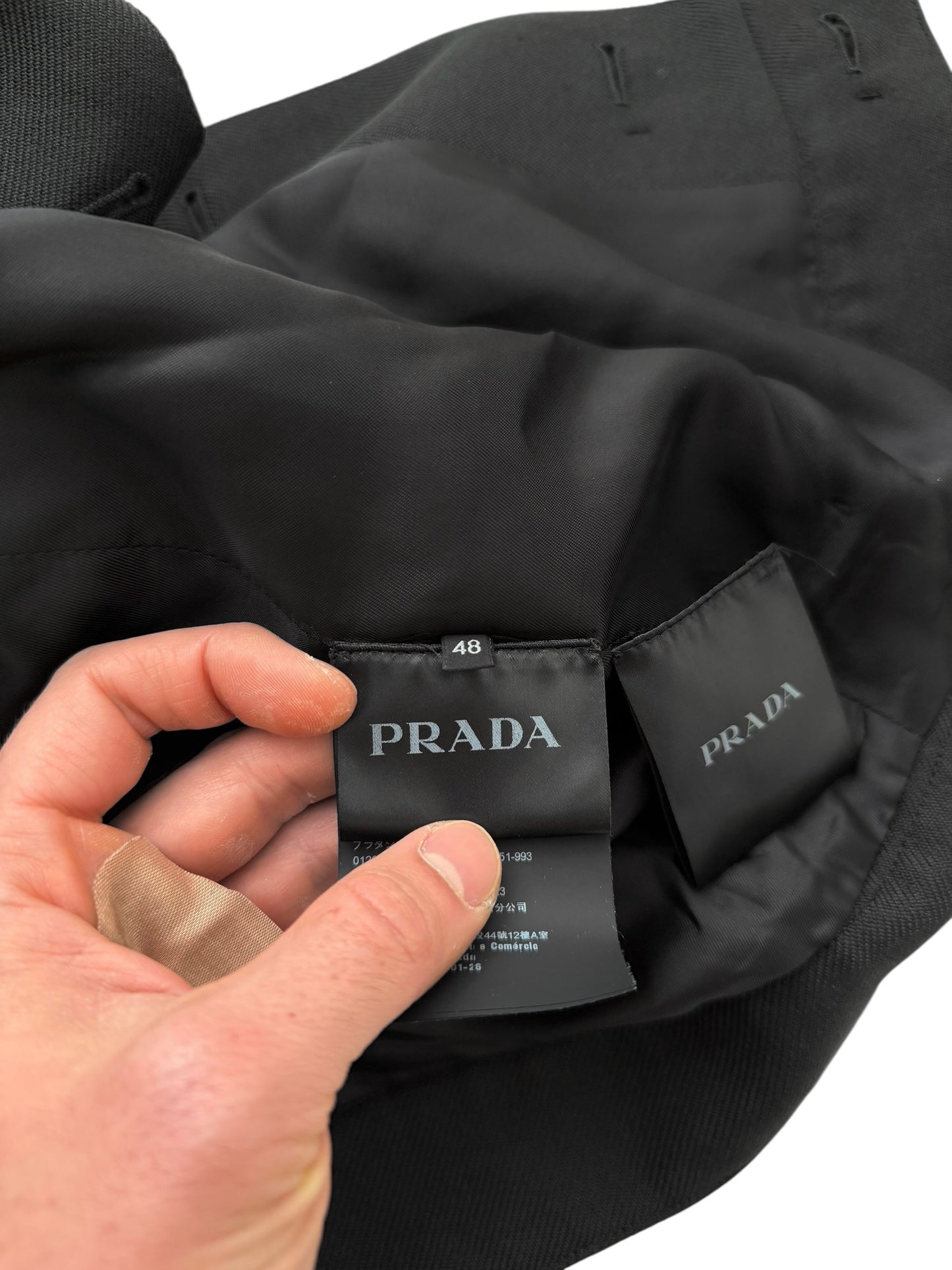 2018 Cropped Gabardine Coat Jacket