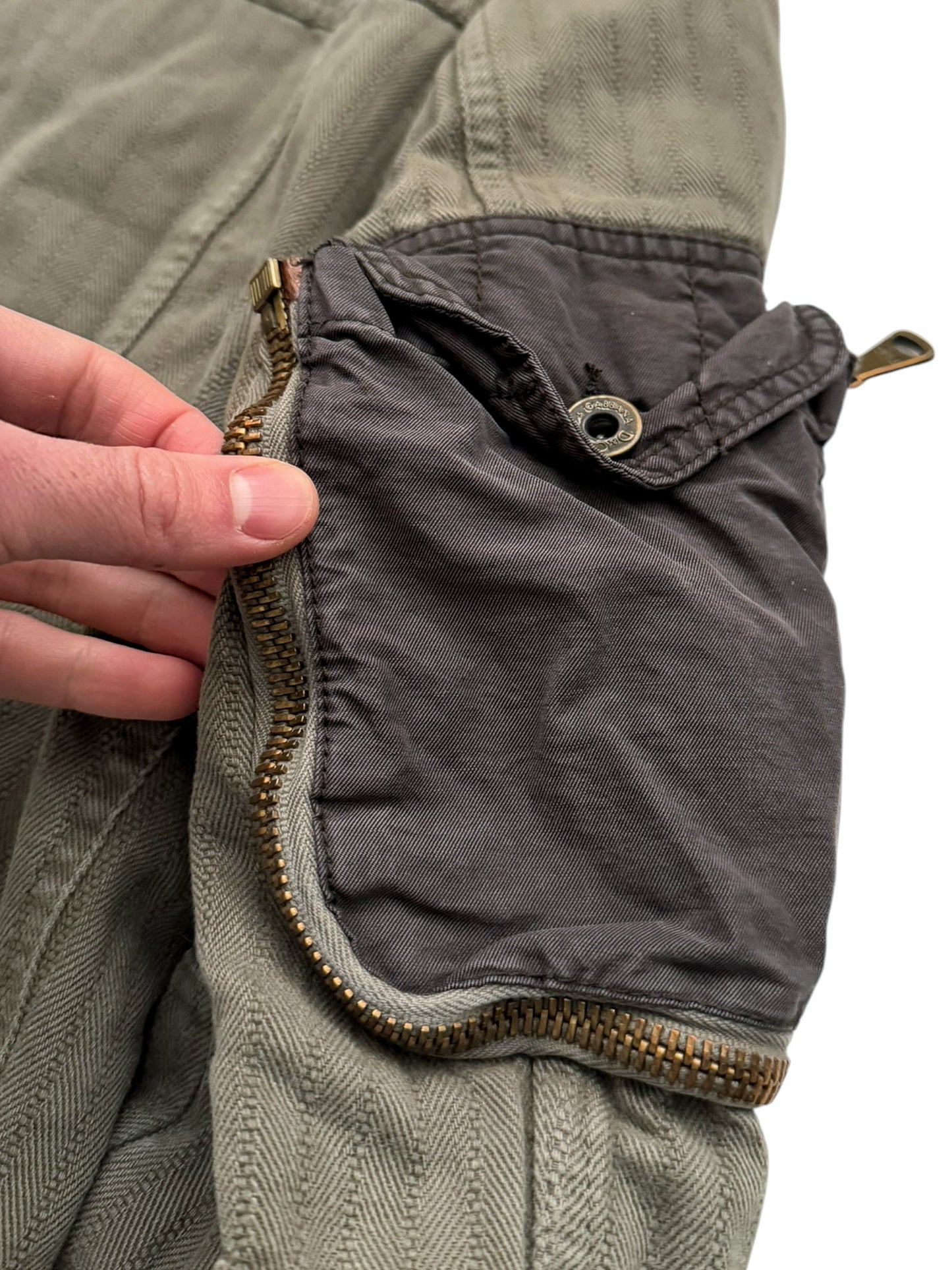 2003 Zip Modular Hunting Herringbone Jacket