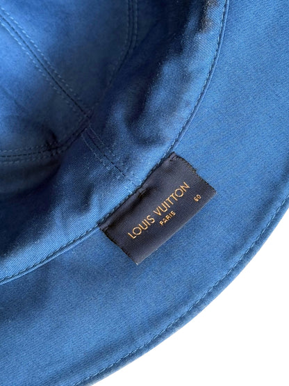 Denim Monogram Reversible Bucket Hat