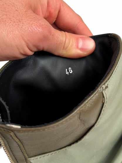 Military Nylon Green Marathon Boots