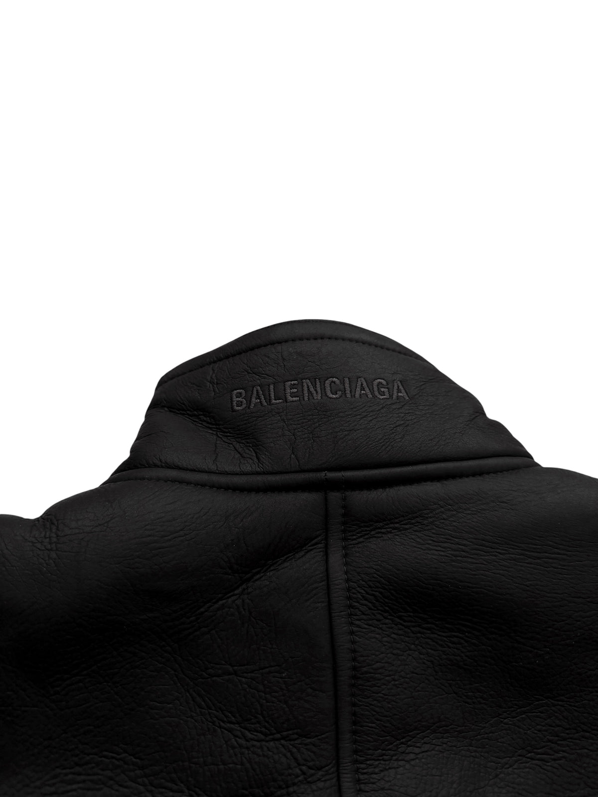 x Puma Leather Shearling Track Jacket
