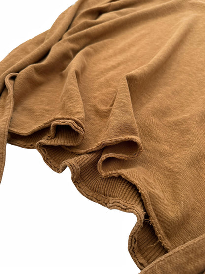 Frayed Earthtone Turtleneck