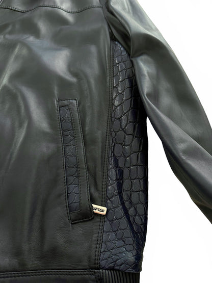 2013 Embossed Crocodile Lambskin Jacket