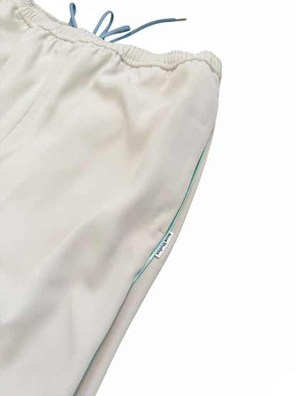 Cream & Turquoise Baggy Lounge Pant