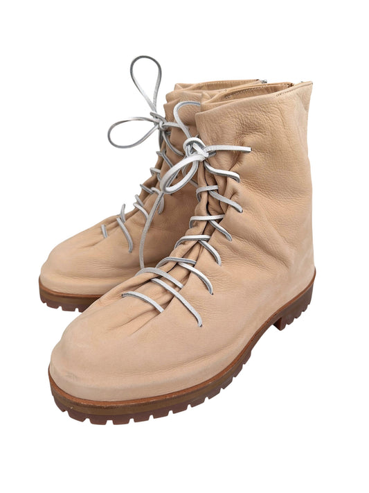 Tan Neutral Italian Leather Lace Marathon