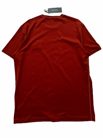 Leather Badge Maroon Shirt