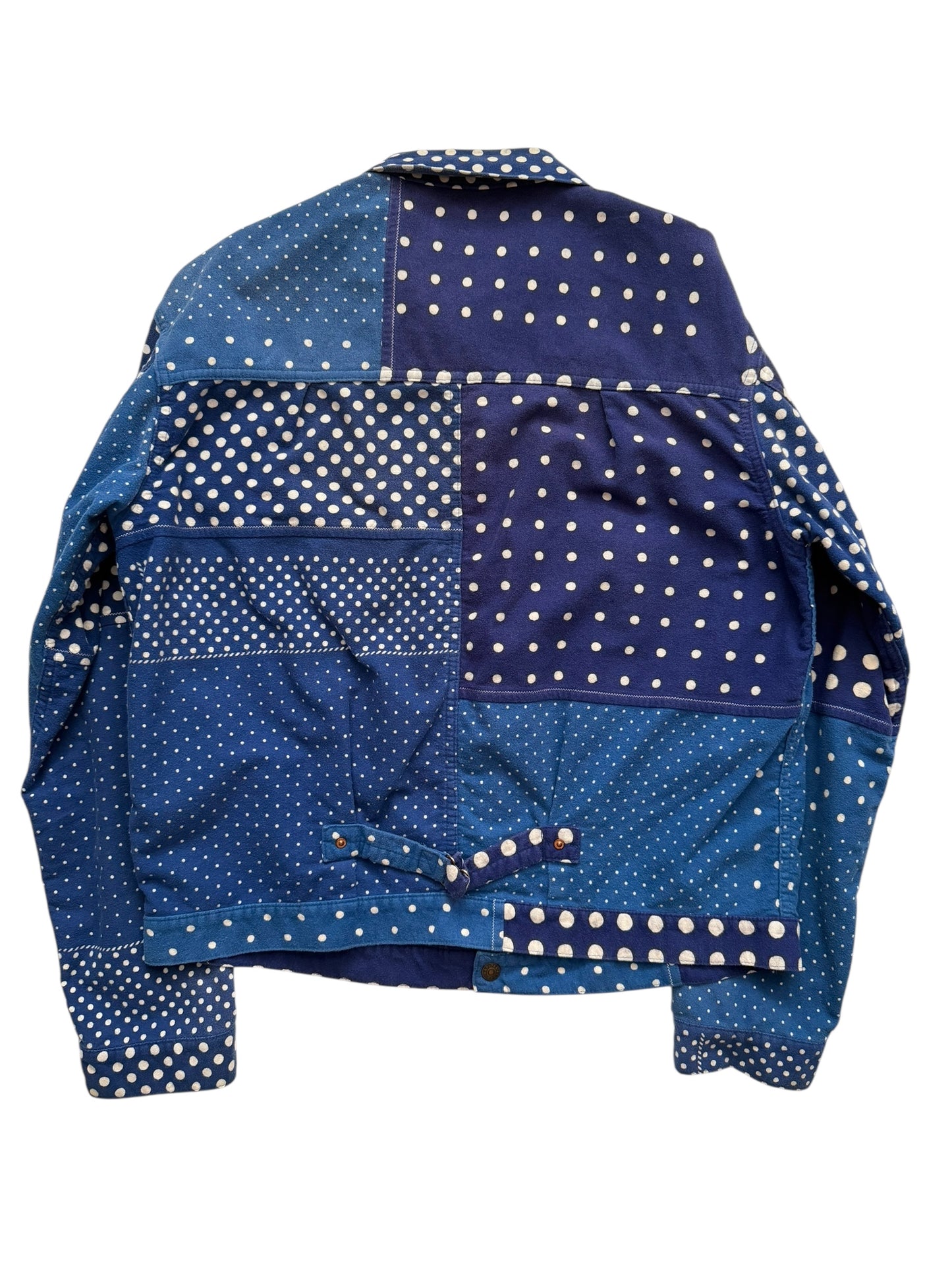 Reversible Blue Kerchief Jacket