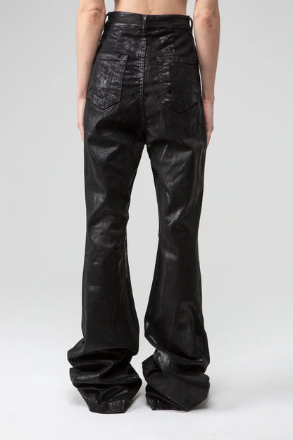 Waxed Foil Bolan Bootcut Flare Denim