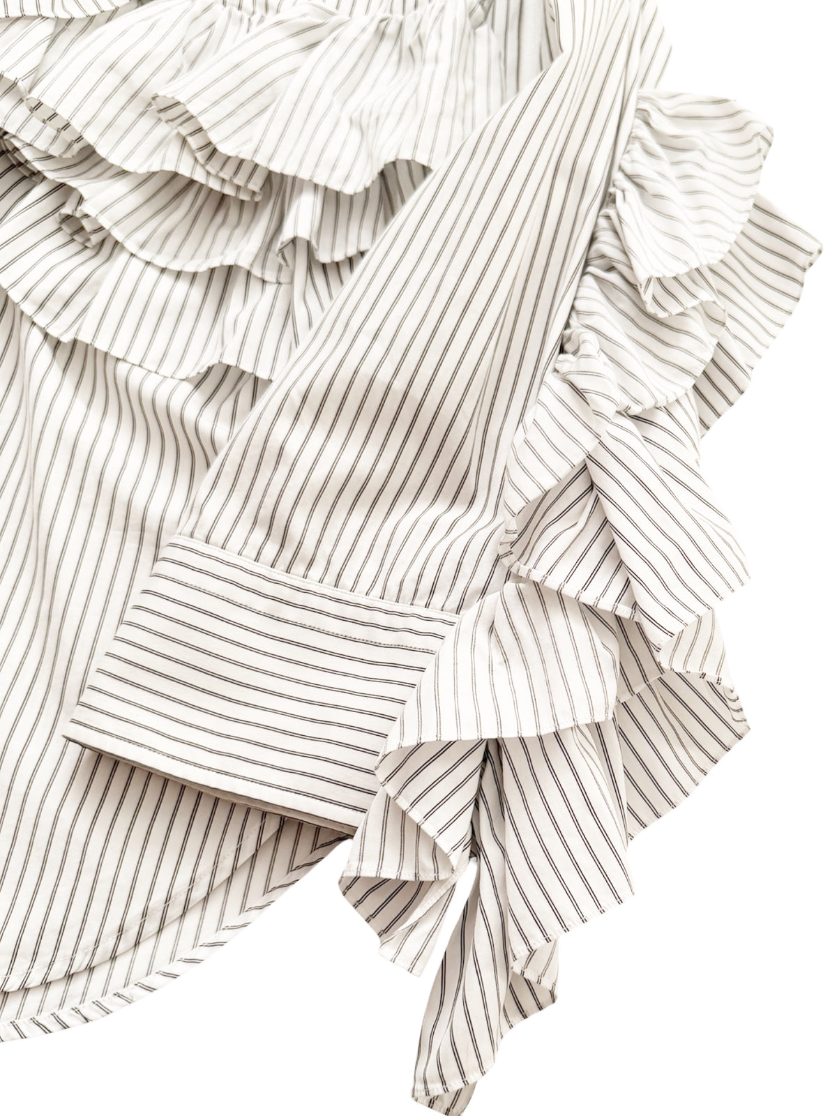 Virgil Abloh Ruffle Stripe Shirt