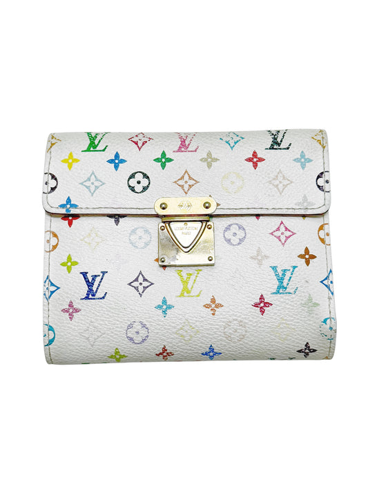 x Takashi Murakami Rainbow Multicolor Monogram Wallet