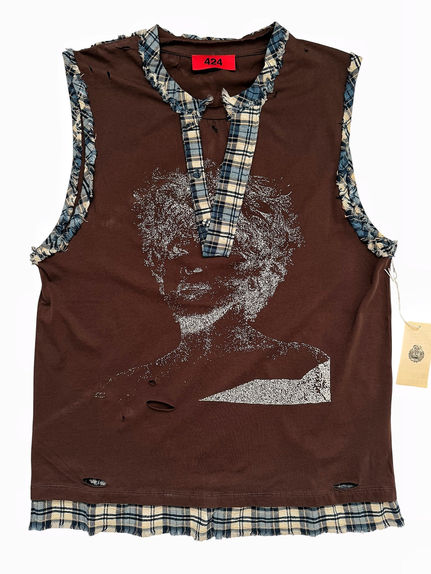 2025 Whitney Houston Distressed Vintage Layered Tank Tee