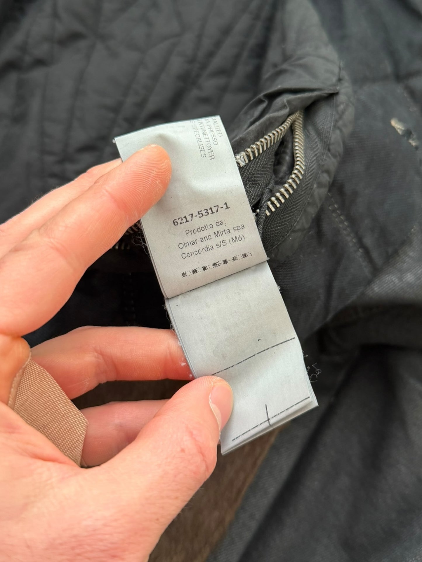 FW15 Slave Waxed Hybrid Cargo Pony Jacket