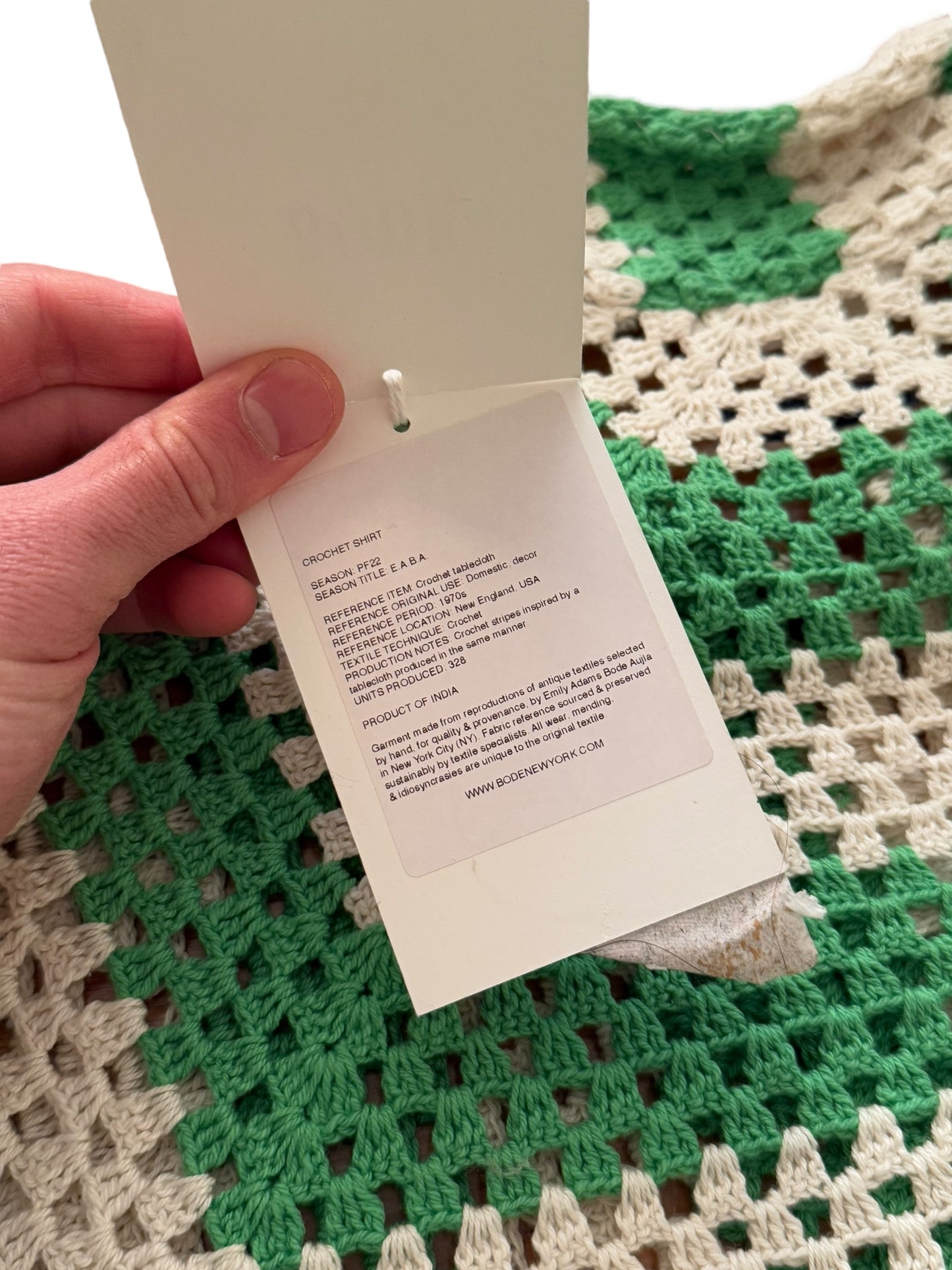 Crochet Pattern Shirt