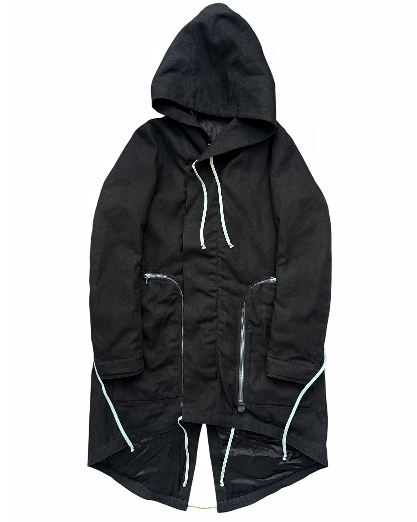 Bauhaus Bladder Zip Fishtail Oversized Parka