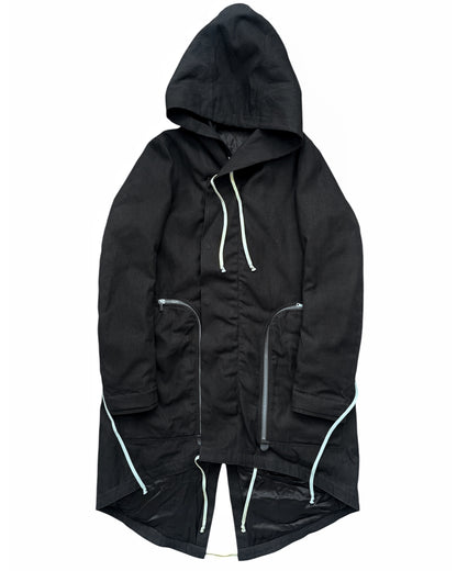 Bauhaus Bladder Zip Fishtail Oversized Parka