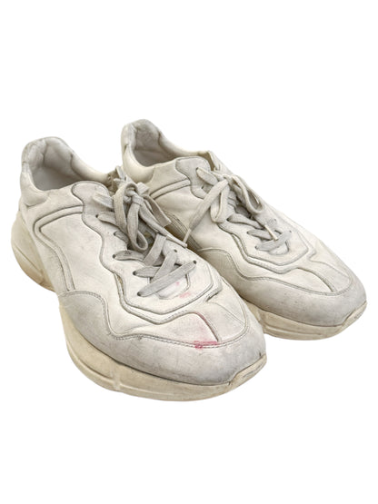 Distressed Leather Rhyton Sneaker