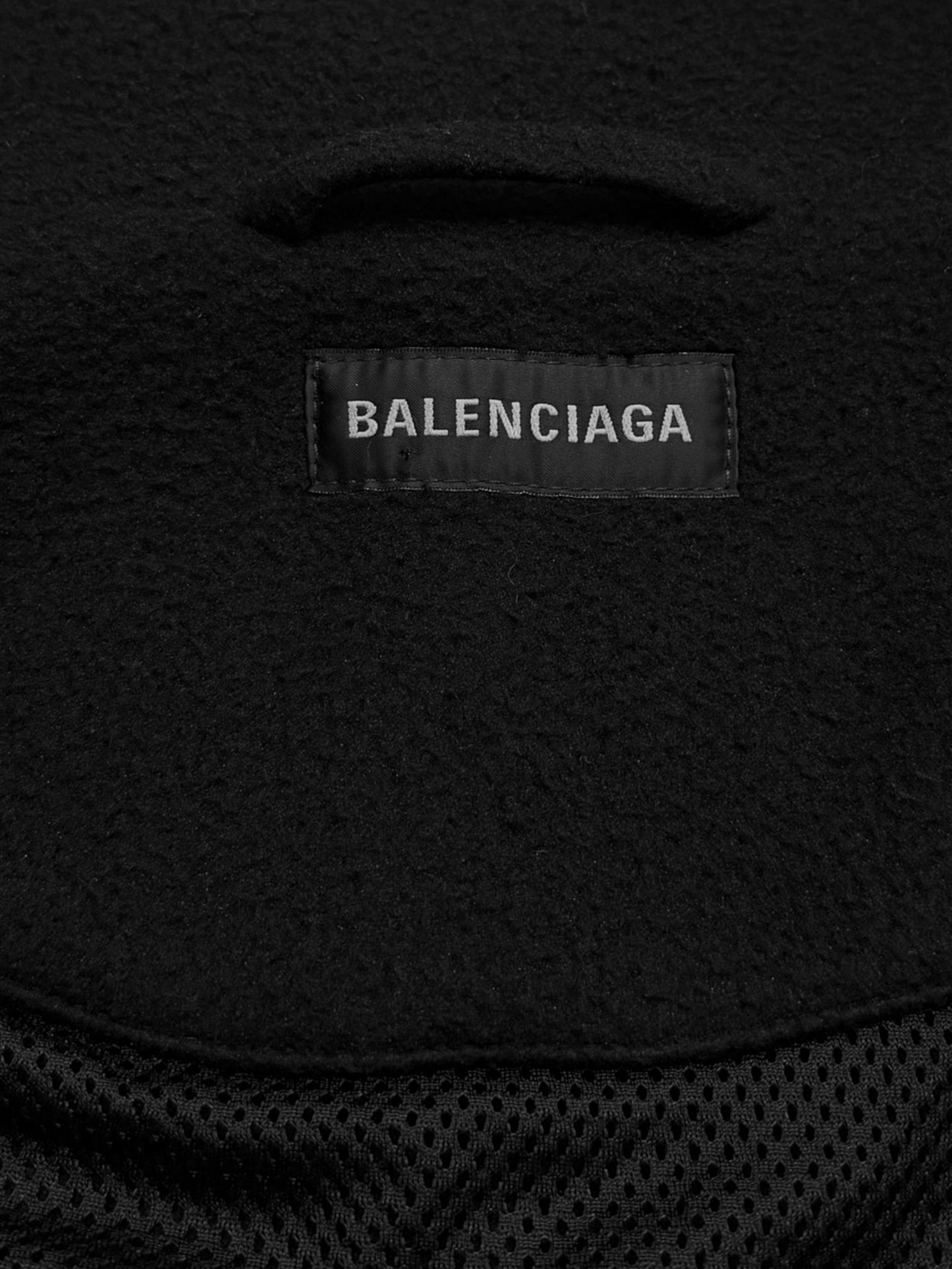 Oversized Fleece Letter Logo Sleeve