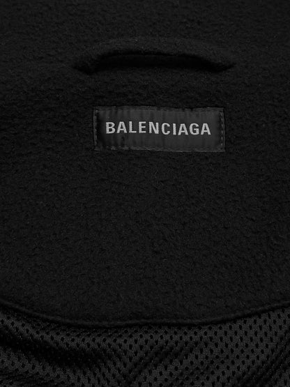 Oversized Fleece Letter Logo Sleeve