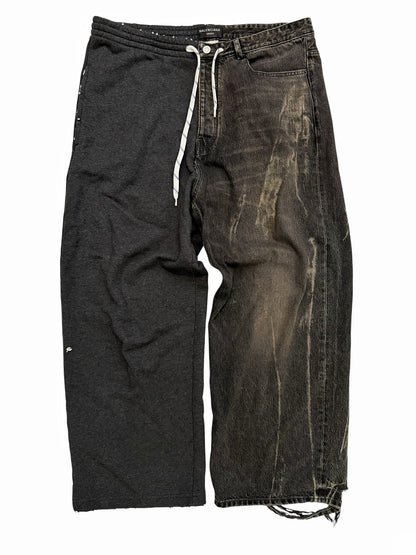 2024 50/50 Hybrid Baggy Denim Sweatpants